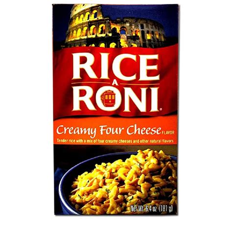Amazon Com Rice A Roni Creamy Four Cheese Flavor Oz Pack