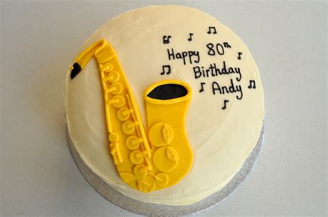 Amazing Saxophone Themed Cakes