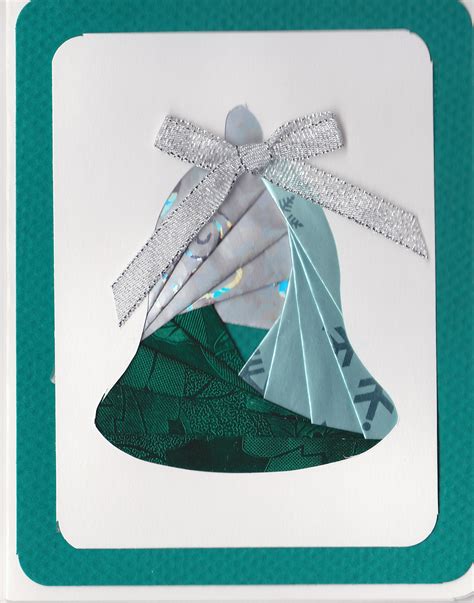 Wedding Card Used From My Christmas Bell Pattern Iris Folding