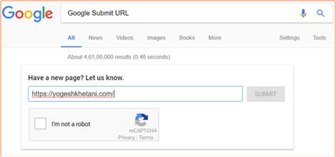 Submit your url through google search console's url inspection tool. Search for 'Google Submit URL' & Submit a Link in Google ...
