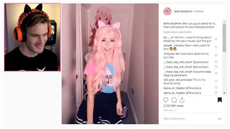 Pewdiepie Thanking Belle Delphine Youtube