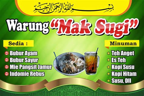 Populer 38 Desain Banner Warung Makan Psd Paling Unik