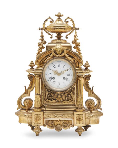 A Louis Xv Style Ormolu Mantle Clock Christies