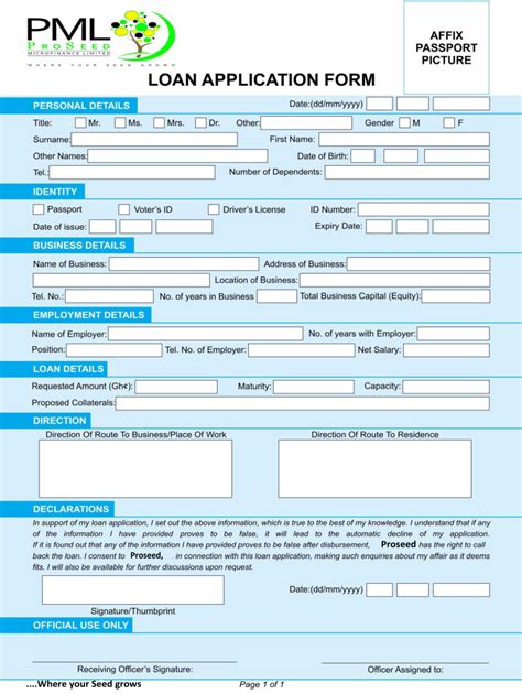 Loan Application Form Fill Online Printable Fillable Blank Pdffiller