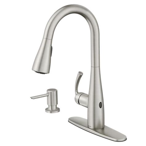I purchased a moen motionsense kitchen faucet for a new house my husband and i had built. MOEN Essie Touchless Pulldown Sprayer Kitchen Faucet