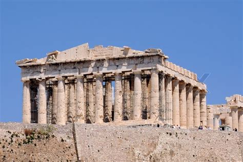 Parthenon -Tempel auf der Athener ... | Stock Bild | Colourbox
