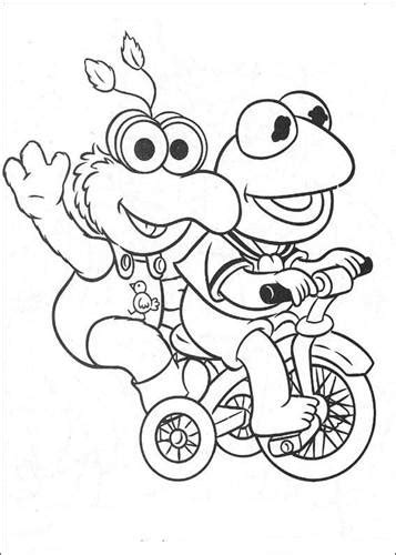 The dog and her children. Kids-n-fun.com | 57 coloring pages of Muppet babies