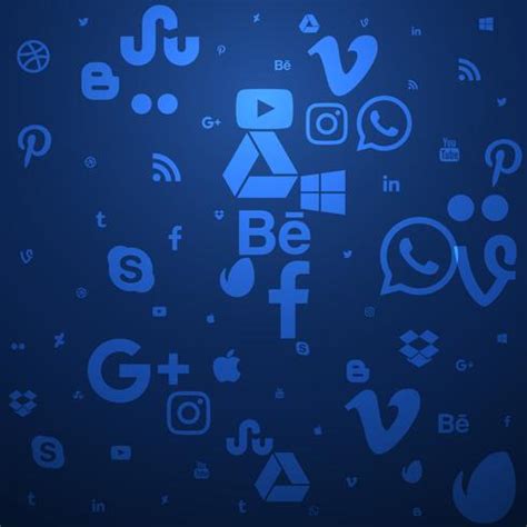 Maybe you would like to learn more about one of these? social media icons blue background - Ladda ner gratis ...