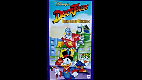 Digitized Opening To Ducktales Runaway Robots Uk Vhs Youtube
