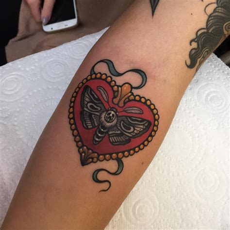 A heartbeat tattoo with a small heart on the arms or writs is a fun way to draw plenty of attention. Heart With Butterfly Tattoo | Best Tattoo Ideas Gallery