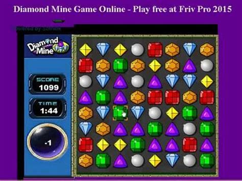 Select the amount of diamonds to generate. Friv: Diamond mine game online - YouTube