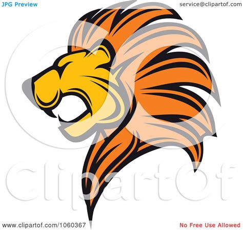 Royalty Free Vector Clip Art Illustration Of A Lion Logo