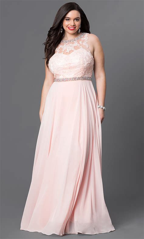 Champaign Plus Size Formal Dress Promgirl