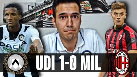 Theo hernandez commette una follia con un retropassaggio sbagliato in. Primo tempo spettacolare!! Era rigore? | UDINESE-MILAN 1-0 ...