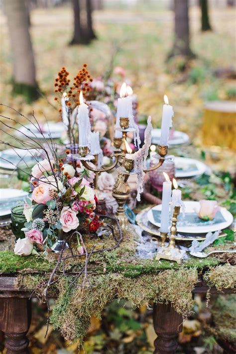 Enchanted Forest Fairytale Wedding In Shades Of Autumn Enchanted