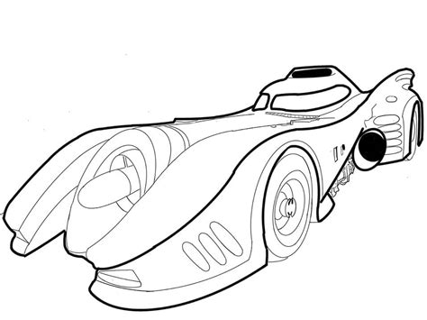 Dibujos De Bosquejo Del Batmobile Para Colorear Para Vrogue Co