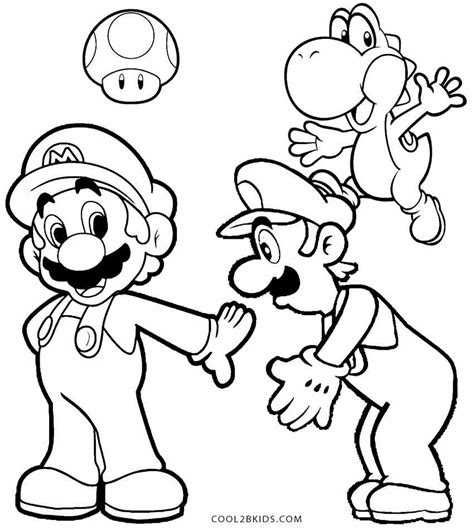 Simplicity Me Mario And Luigi Coloring Pages