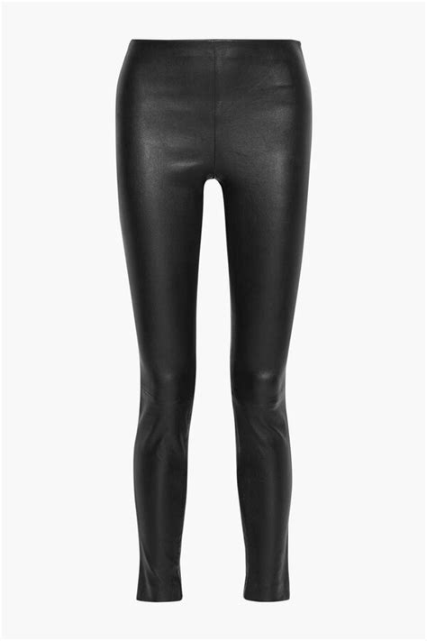 Theory Stretch Leather Leggings Shopstyle