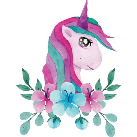 Unicorn Clip Art Element Transparent Background 24628722 Png