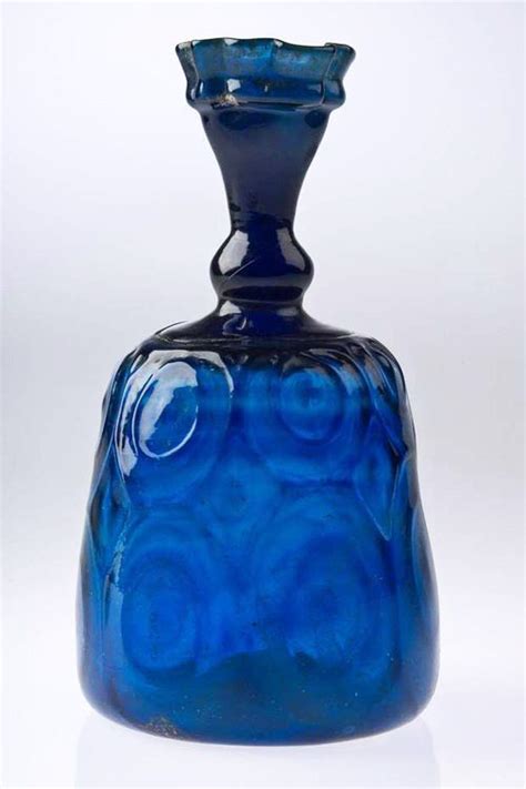Design Is Fine Bottle 12th Century Mould Blown Glass With Tooled
