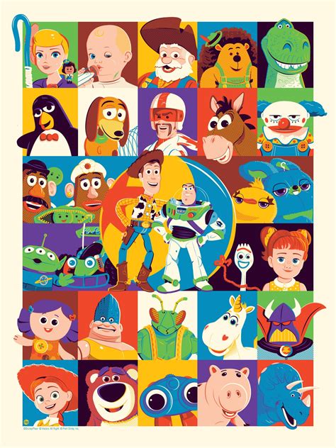 Dan The Pixar Fan Toy Story Print By Artist Dave Perillo Le 125