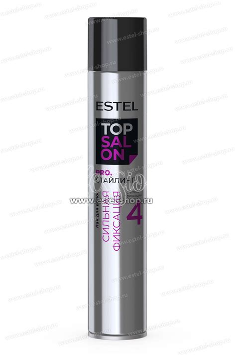 Estel Top Salon Pro Стайлинг Лак для волос сильной фиксации 4 400 мл