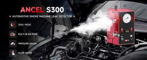 Ancel S300 Smoke Machine Automotive Evap Leak Detector