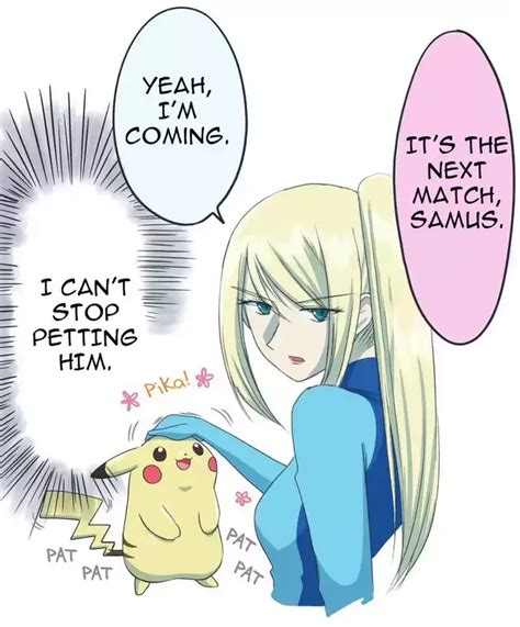 Samus and pikachu Komik şeyler Komik Anime