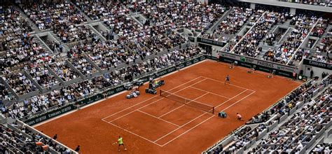 The Stade Roland Garros Centre Court: The Main Tennis Court In Paris