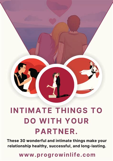 Wonderful And Intimate Things To Do With Your Partner For A Happy
