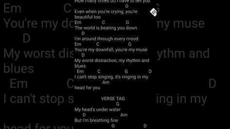 All Of Me Lyrics And Chords Youtube