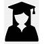 Female Graduate Student Comments  College Icon Free Transparent PNG