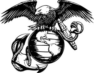 The eagle, globe, and anchor (commonly referred to as an ega), is the official emblem and insignia of the united states marine corps. Usmc Eagle Globe Anchor Clipart | Free Images at Clker.com ...