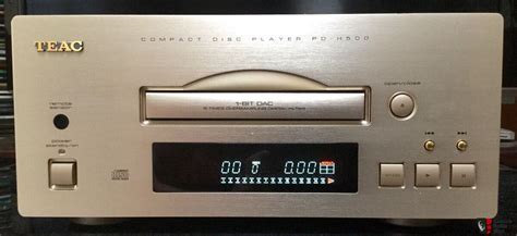 Teac Pd H500 Cd Player In Champagnesilver Photo 1119406 Us Audio Mart