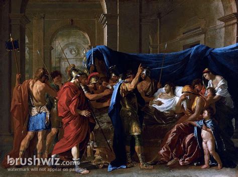 The Death Of Germanicus By Nicolas Poussin Oil Painting Reproduction