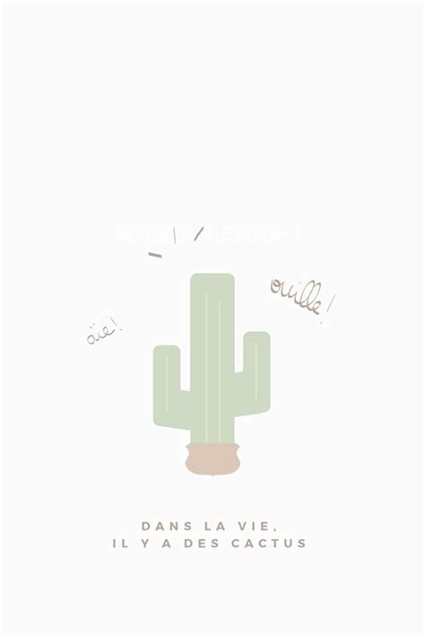 Un Petit Cactus à Mettre En Fond Décran Sur Son Smartphone à Télécharger Gratuitement Ici