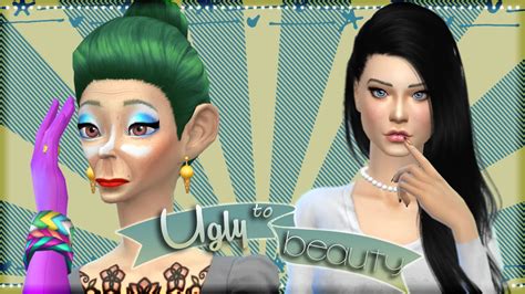 The Sims 4 Ugly To Beauty Challenge 1 Youtube