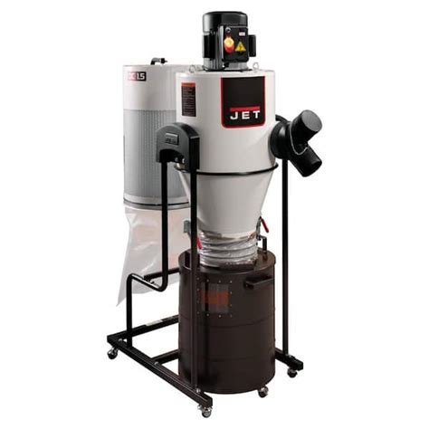 Jet Jcdc 15 15hp 115 Volt Cyclone Dust Collector 717515 The Home Depot