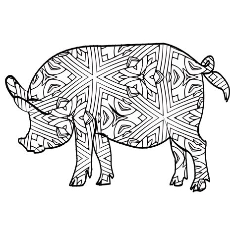 ✓ free for commercial use ✓ high quality images. 30 Free Coloring Pages /// A Geometric Animal Coloring ...