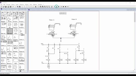 Rangkaian Elektro Pneumatik Sequence Ab B A Dengan Software