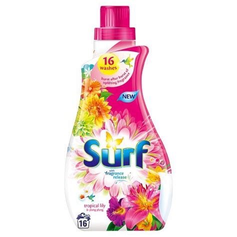 Surf Washing Detergent Tropical Lily And Ylang Ylang 560ml Approved Food