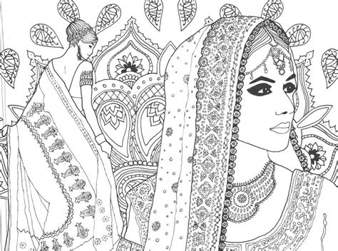 Pin by SariSisters on Сари Раскраски/Saree Coloring ...