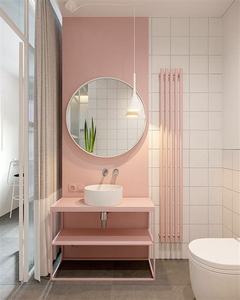 10 Modern Pink Bathroom Ideas
