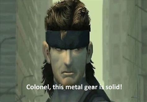 This Is My Favourite Quote Of Solid Snake From Metal Gear Solid R