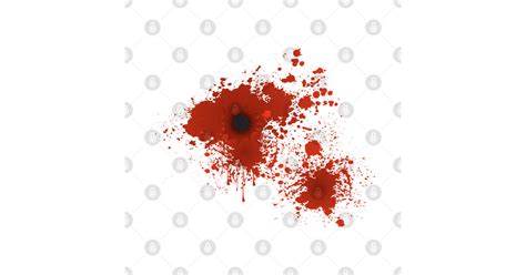Bloody Bullet Wound Bullet Hole Tapestry Teepublic