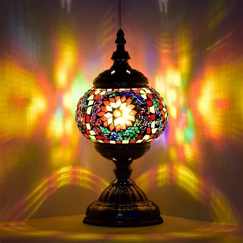 Buy Marrakech Turkish Table Lamp Handmade Mosaic Glass Bedside Lamp