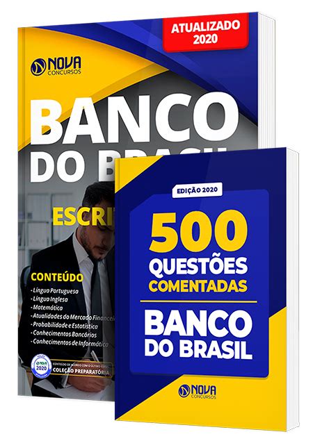 Informações sobre escriturário no dicionário e enciclopédia gratuitos em inglês. Combo Banco do Brasil 2020 Escriturário (Apostila Impressa ...