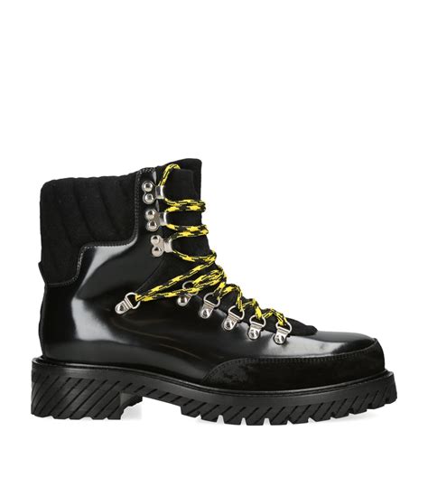 off white leather gstaad hiker boots harrods za