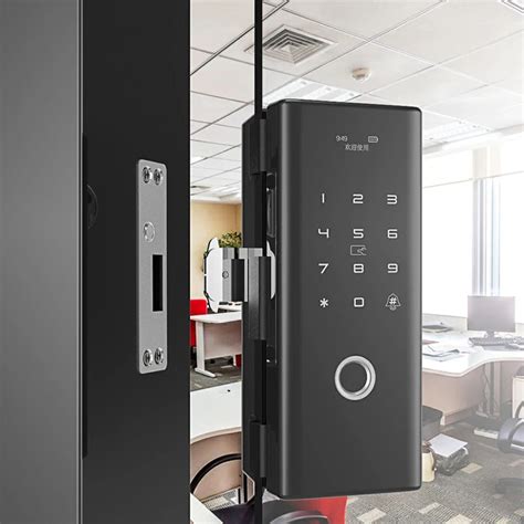 Keyless Metal Case Smart Fingerprint Door Lock With Ic Card Password