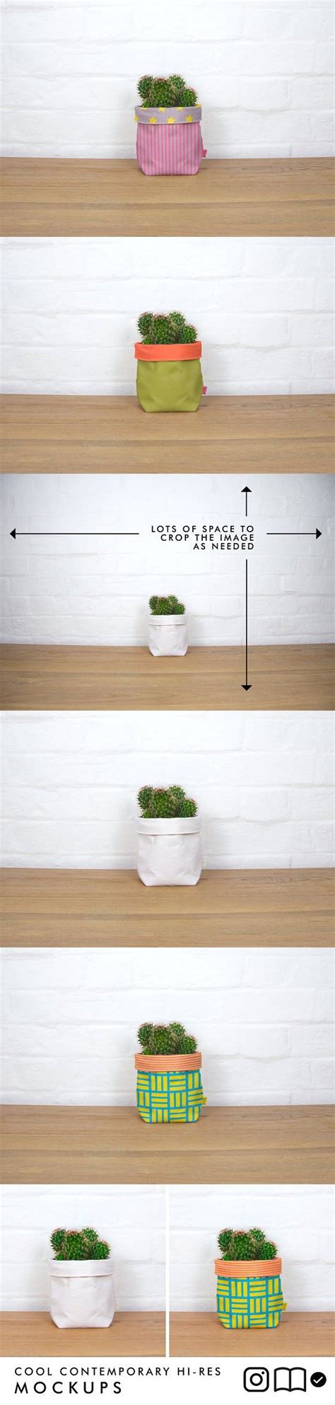 There is no connection to the android operating system. Fabric planter mockup with cactus | Planters, Color ...